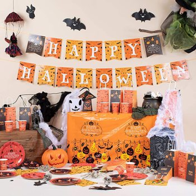  Disposable Halloween Tablecloth 