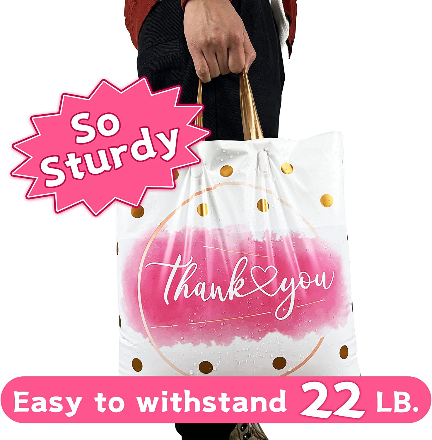 Plastic Boutique Gift Shopping Bags