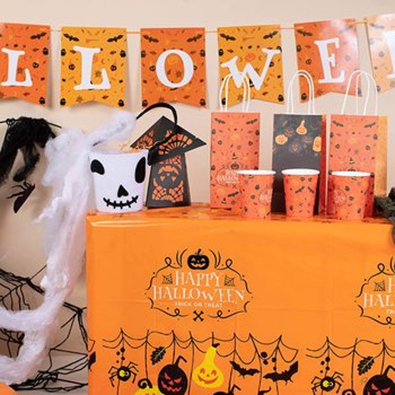  Disposable Halloween Tablecloth 