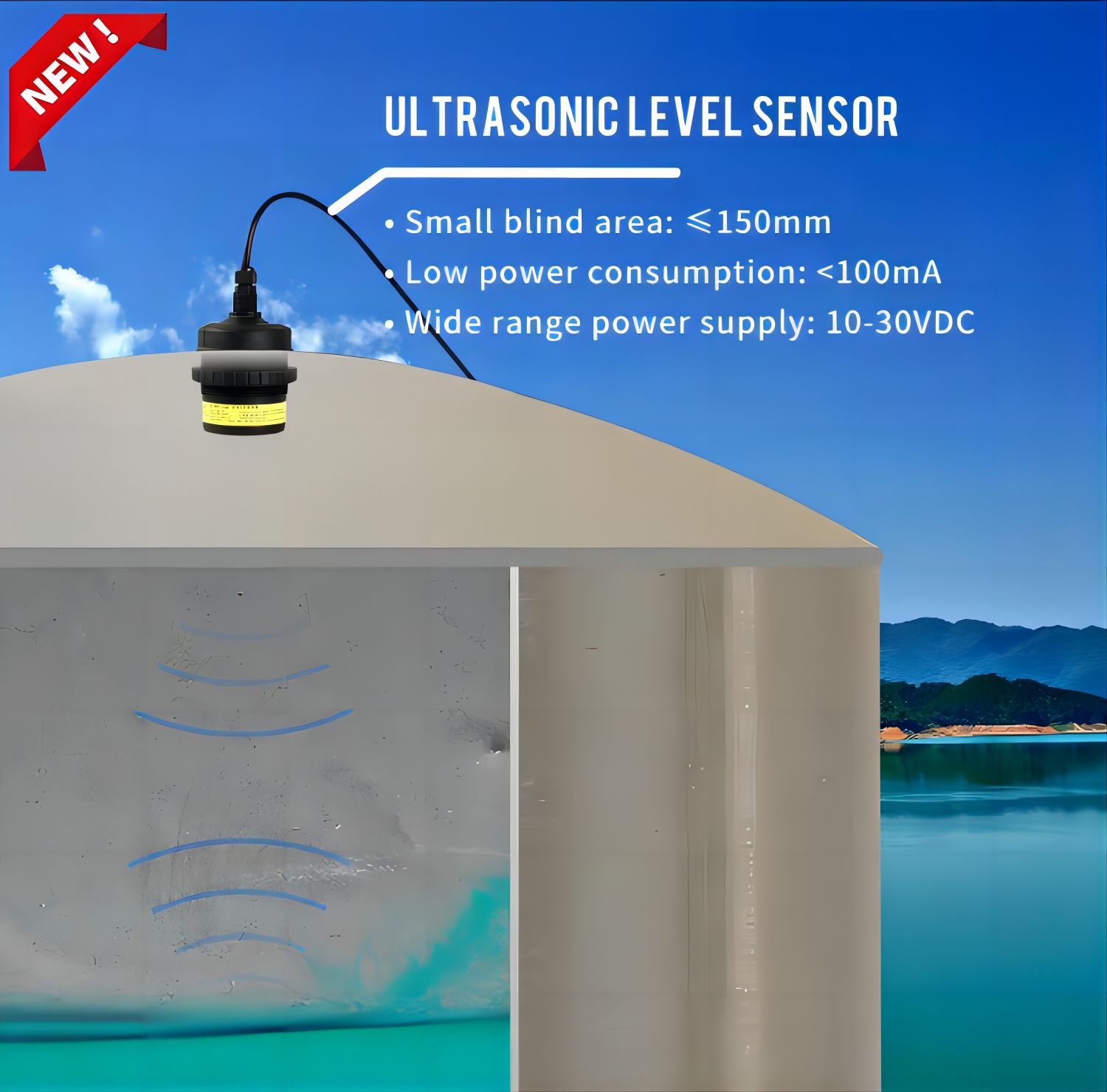  SCH-ULT ultrasonic liquid level sensor