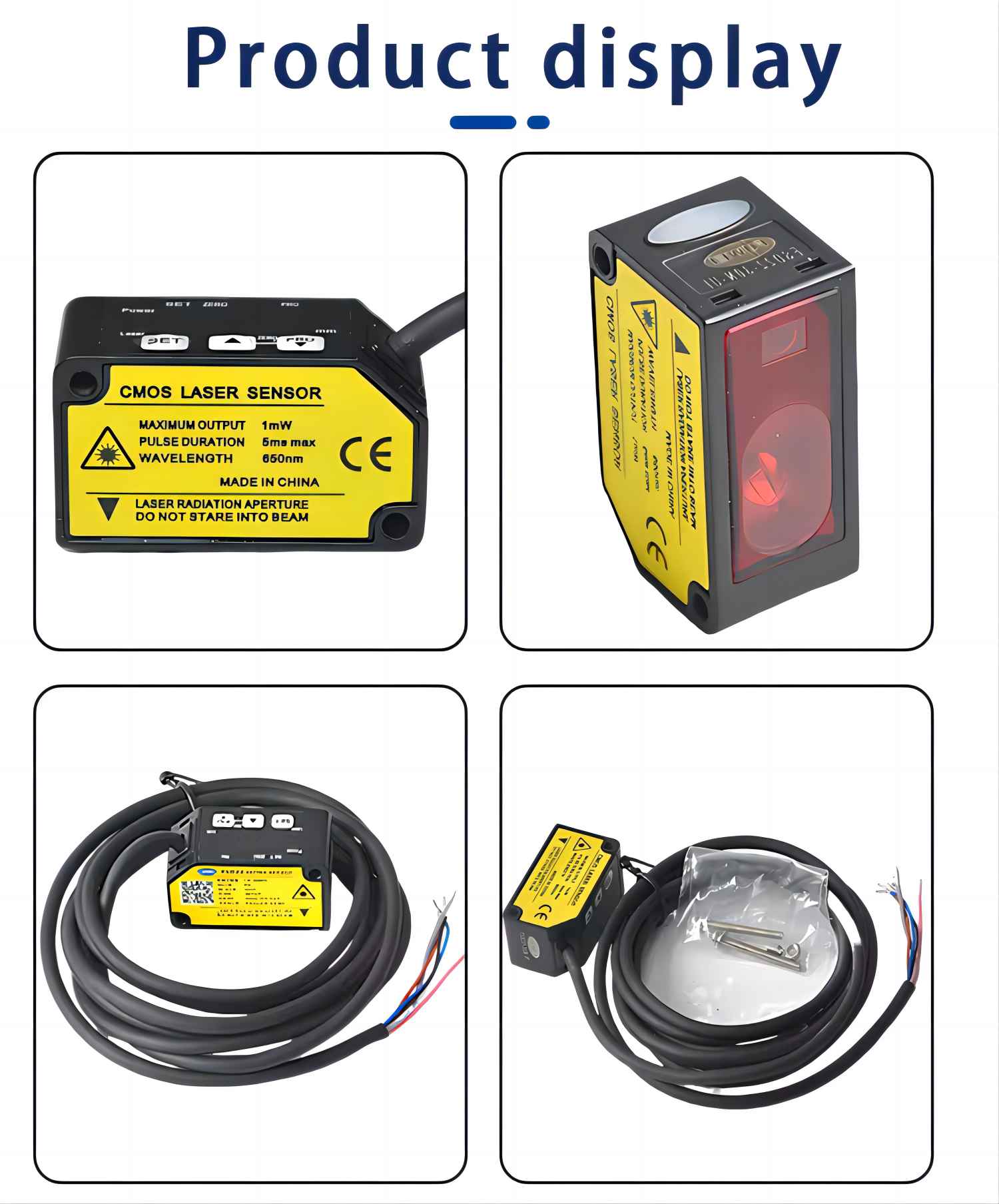 Laser displacement sensor Product display