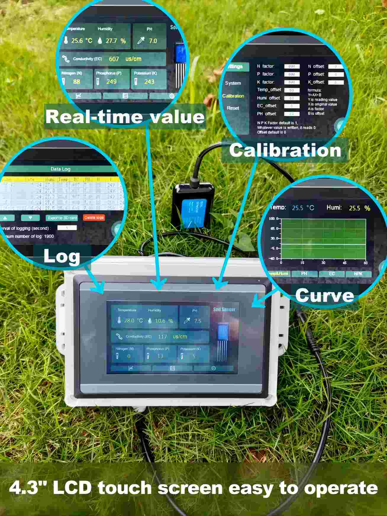 Soil tester meter Features