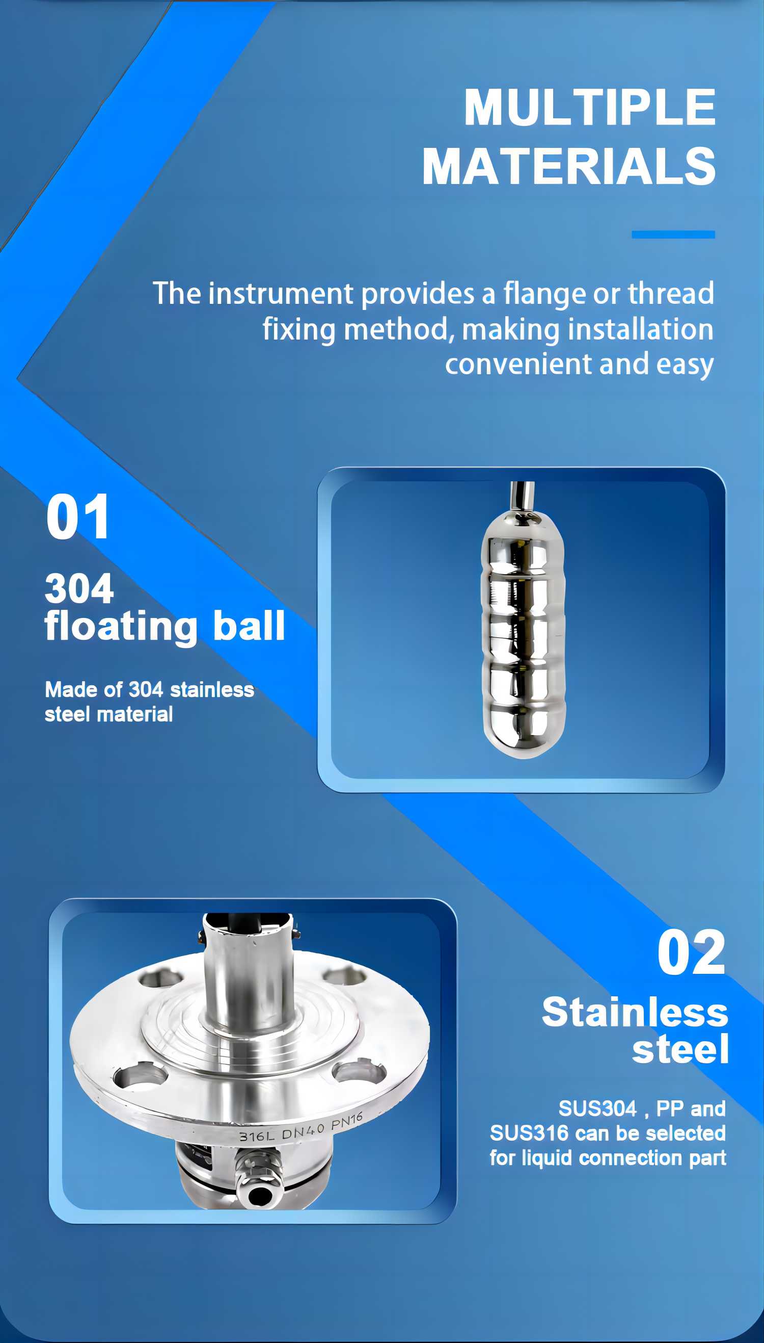  Stainless Steel Level Controller Switch Detailed explanation