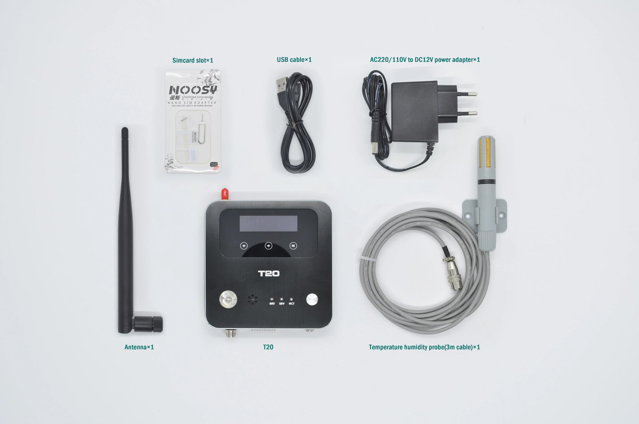 T20 with temperature humidity probe