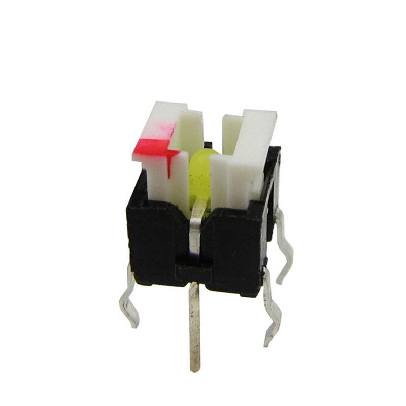 6X6mm 5 Pin normally closed illuminated Tact switch