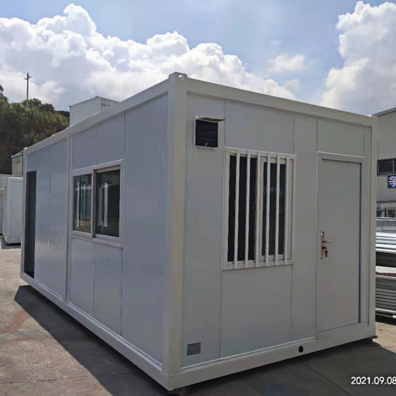 Flat packed container integrated housing modular living container activity board house