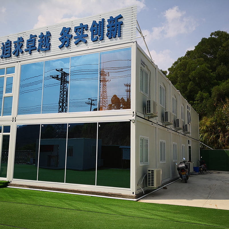 Integrated housing flat packed container house  wholesale site mobile office factory direct sales