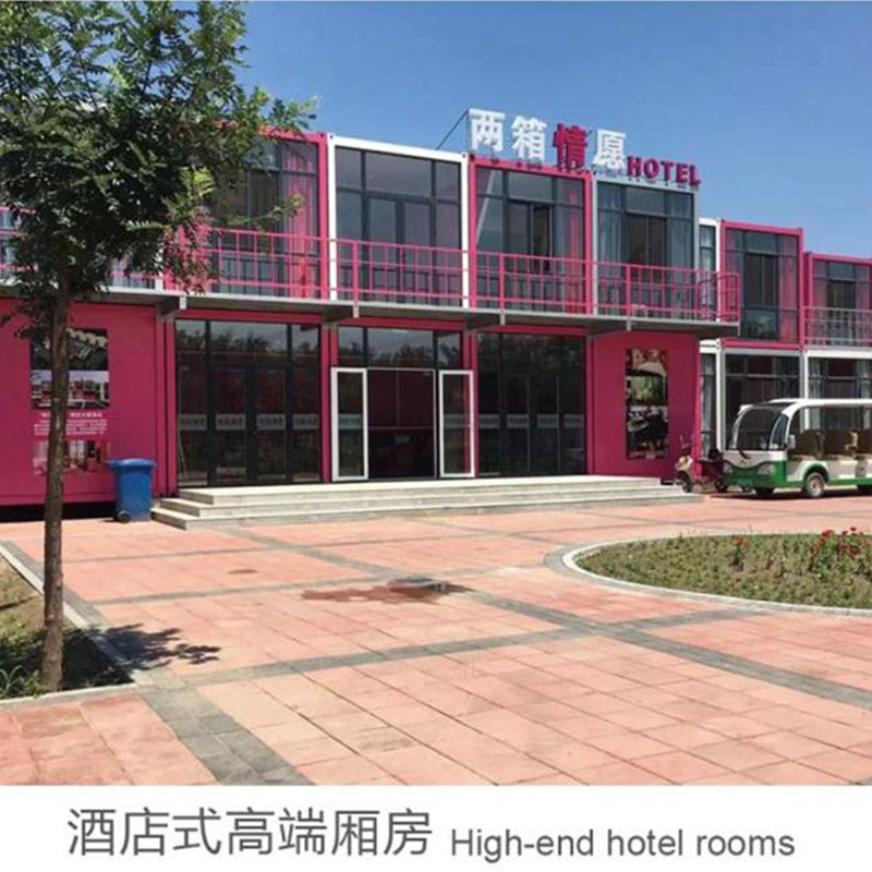 Factory direct sale bulk packed container house as ocean view hotel  popularity