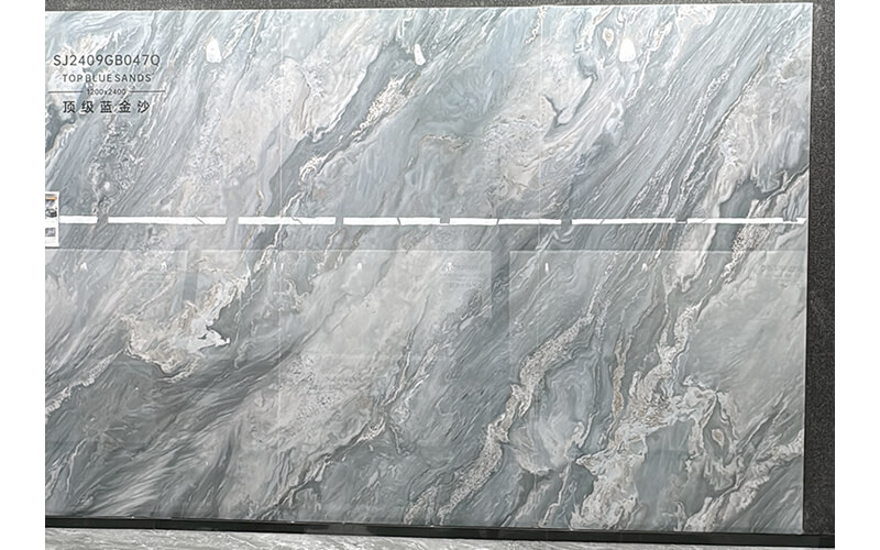 Wholesale marble slab for background wall custom logo sintered stone slab