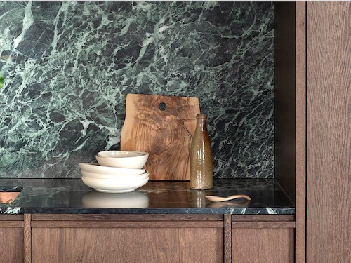 Verde Issogne Green Marble Kitchen Tabletop