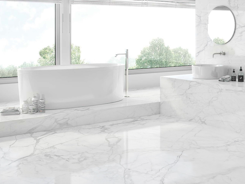 Calacatta Borghini Bathroom Flooring