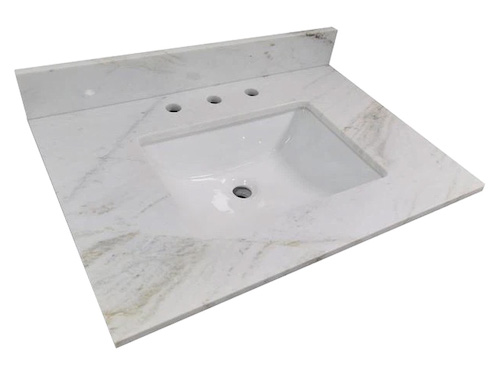 Bianco Orion Marble Bathroom Vanity