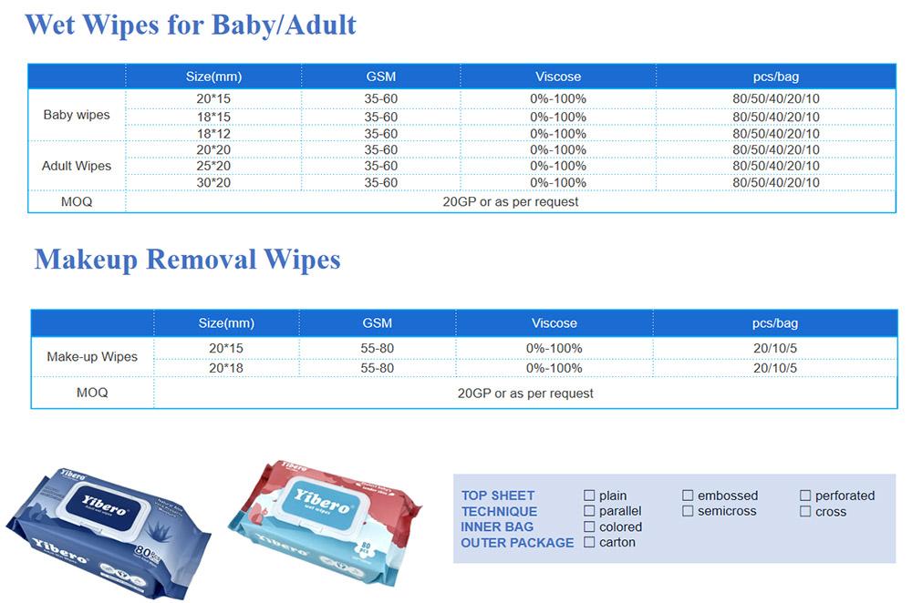 wet wipes disposable magic push