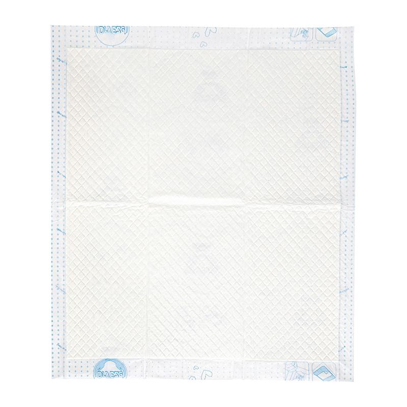 PE film bed pads 90x60cm high absorption blue hospital underpads