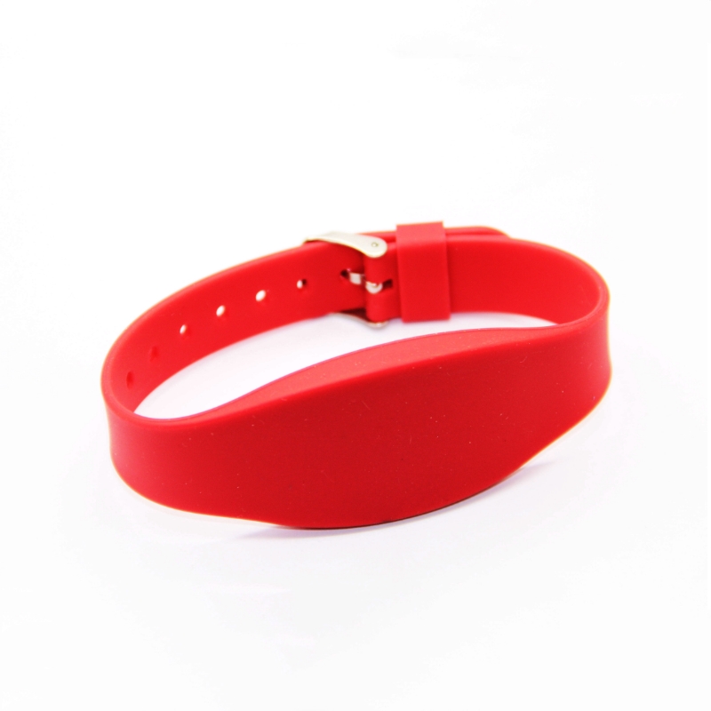 Custom Logo 860-960MHZ UHF RFID Silicone wristbands For Adult