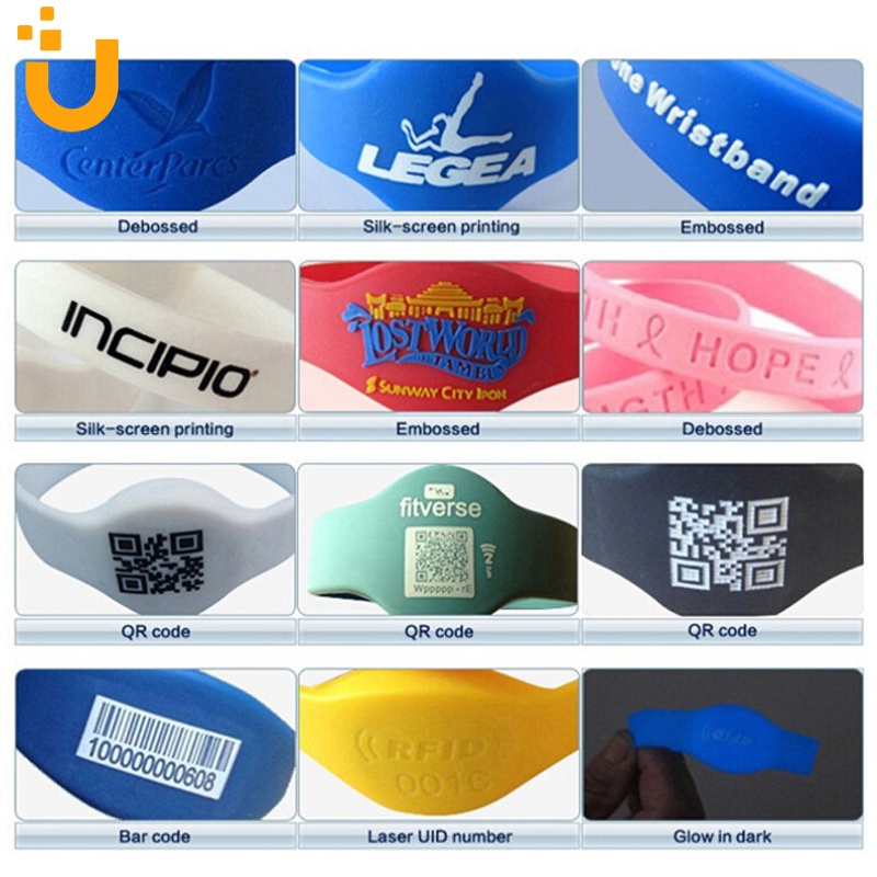 silicone rfid wristbands craft