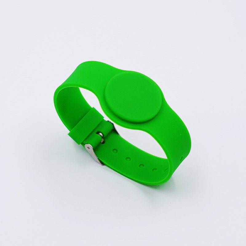 Watch Style Adjustable RFID Silicone Wristbands