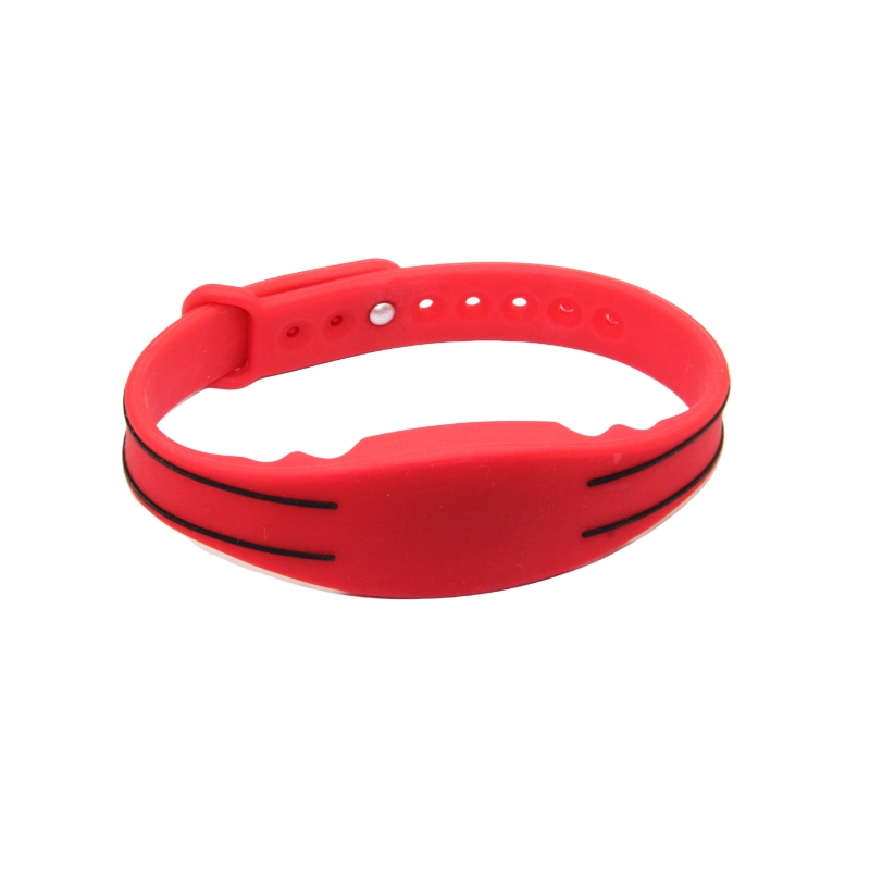 Fashion Design Adjustable NFC RFID Silicone Wristband