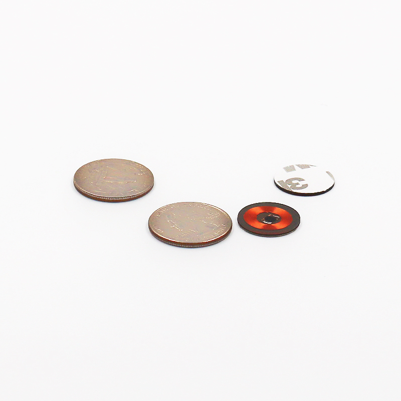 nfc through metal tag, mini anti metal tag, copper wire on metal tag